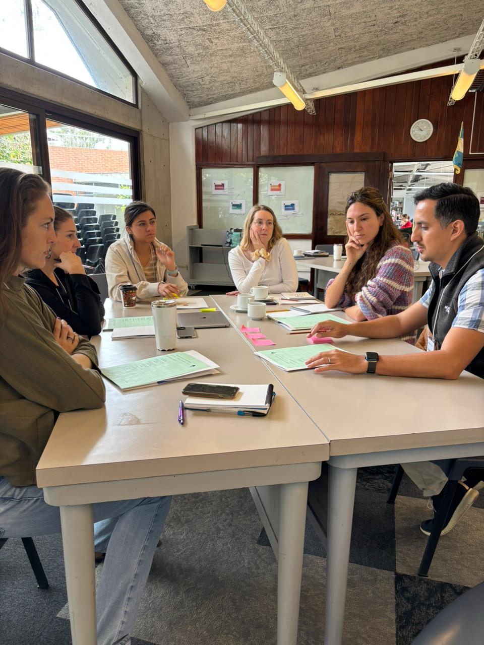 CAG educators developing their action research plan.