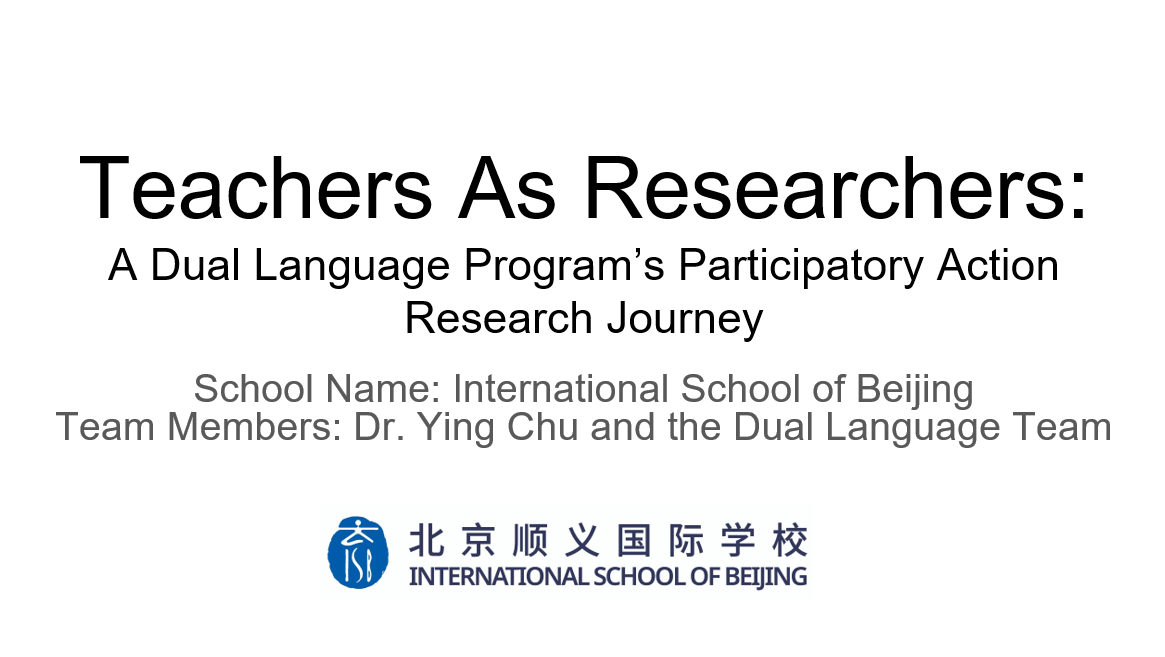 Teachers as Researchers